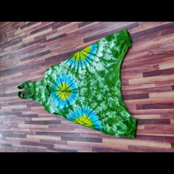 Beautiful handmade tie dye jumpsuit ( overall ) - Picture 2 of 9